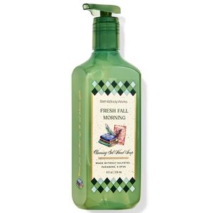 Bath & Body Works Fresh Fall Morning Cleansing Gel Hand Soap 8oz NEW